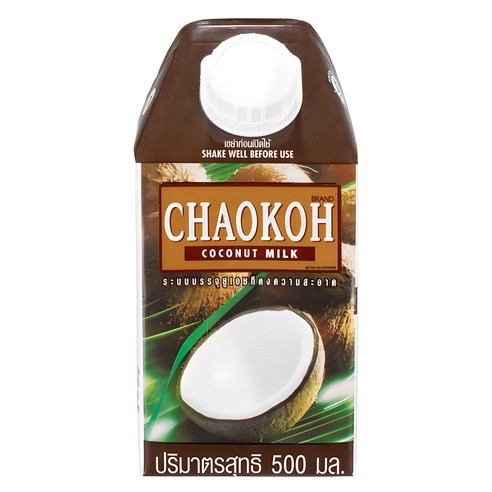 차오코 코코넛밀크, 500ml, 1개