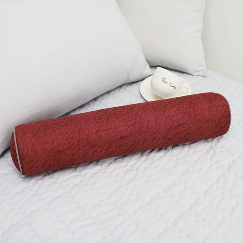 베드앤데코 에브리데이 경추목베개 솜포함, 지브라레드, 1개