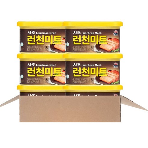 사조 런천미트, 200g, 6개