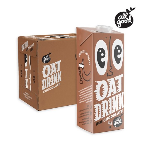 올굿 오트 드링크 초콜릿, 1L, 6개