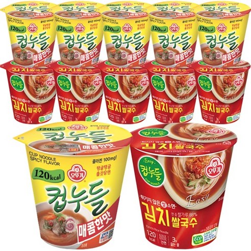 오뚜기 컵누들 매콤한맛 6개+김치쌀국수 6개, 12개 Best Top3 오뚜기 컵누들 매콤한맛 6개+김치쌀국수 6개, 12개 Best Top3