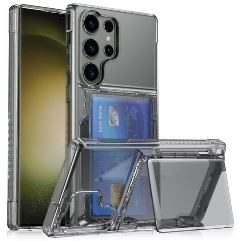 아이폰 15/14/13 Pro/Max 삼성 S23 Ultra/Plus 적용 투명 실리콘 홀더 케이스
