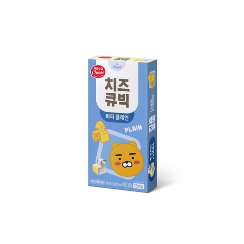 (서울우유) 치즈큐빅파티 플레인 87g x 3ea, 1개, 87g