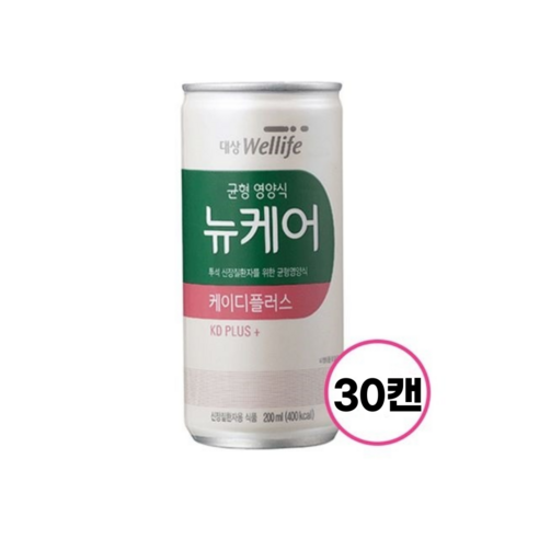 뉴케어 케이디플러스 200ml 1캔 투석 환자용 건강식 균형영양식 G, 1개