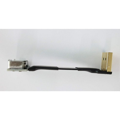 Lopbinte DisplayPort 연장 케이블 암수 각진 어댑터 플랫 EMI 차폐 FPC 케이블(마운팅 브래킷 포함)(P2-P4T) 30cm, 1개, 10cm