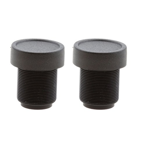 2Pcs 카메라 렌즈 2.1mm 광각 렌즈 카메라 야외 감시, 설명, 블랙, 플라스틱