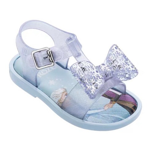 미니멜리사 젤리 아동화 겨울왕국 엘사 공주 리본 샌들