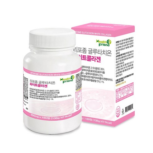 헬스프랜드 리포좀 글루타치온 화이트 콜라겐 6개월분 600mg x 180정, 180정, 1개 - 기타건강식품 | 쿠팡
