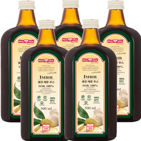 1979폴스카로자 생강 레몬 원액, 500ml, 1개