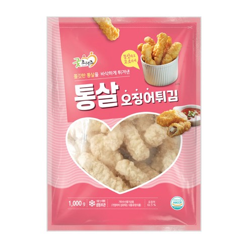 굿프랜즈 통살 오징어튀김 1000g, 1개