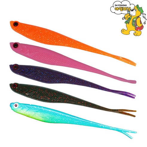 JRC 엘리게이터 광어다운샷 UV리얼쉐드 5인치웜 REAL SHAD 광어우럭, UV44핑크야광, 1개