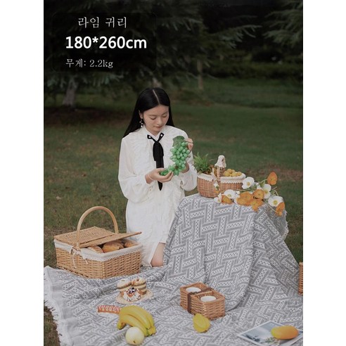 DFMWI.피크닉 매트.Picnic mat.--피크닉 매트 피크닉 패드 습기 방지 패드에 두꺼운 아웃도어 매트 인스풍 비치 패드 방수 캠핑 휴대용, 록그레이귀리180*260Cm
