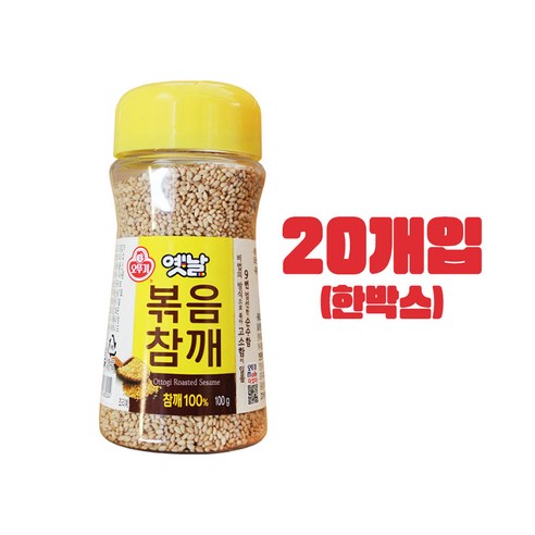 오뚜기 옛날 볶음참깨 100g 20개, 1개