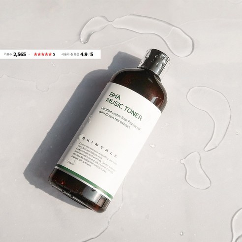 스킨톡 바하뮤직토너 각질제거 진정 토너 220ml, 1개