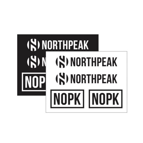 노스피크 데칼 캠핑 스티커 (2매 1세트) / 자동차 노트북 폴딩박스 레터링 포인트