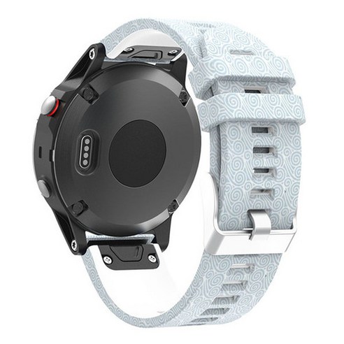 Garmin Fenix 5 5Plus 6 6Pro Sapphire Solar 스트랩 가민 QUICKFIT 22mm 위장 프린트 실리콘 손목 밴드 퀵 릴리스 손목 시계줄, #17, Quick Fit 22mm