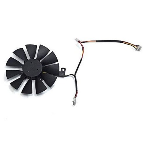 inRobert PLD09210S12HH 비디오 카드 쿨링팬 for ASUS Strix R9 390X 390RX480 RX580 GTX 980Ti 1060 1070 1080 그, Fan-3pcs