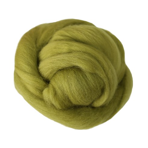 [모핸] 양모 (100g)/ 양모펠트 니들 펠트 DIY 공예 실 만들기, 26.올리브, 1개