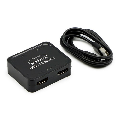 HDMI 4K 60Hz 미니 1대2 USB전원 분배기 ML-HS126M, 1개