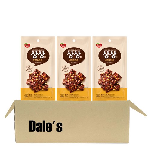 데일즈기획 동원 상상육포 비프앤치즈, 30g, 3개