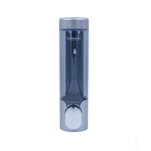 샴푸통 무타공 디스펜서 욕실 벽걸이 주방 고급 호텔 바디워시 물비누 320ml, 프리미엄 카리스 럭셔리 실버, 1개