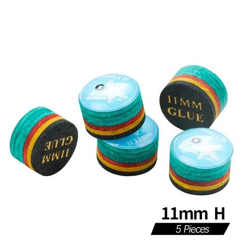 크리컬 레인보우 팁 당구 팁 SX/SS/S/M/MH/H 11mm/14mm 5pcs 풀 큐 팁 돼지 가죽 당구 큐 6겹 - 당구/포켓볼 관리용품 | 쿠팡