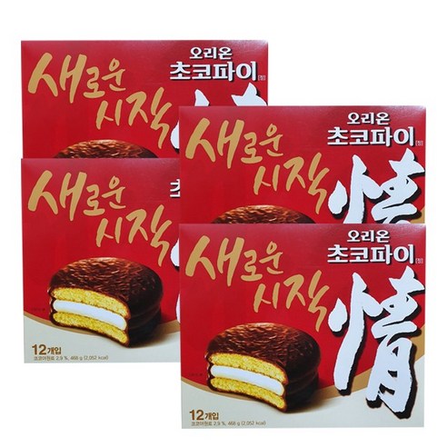 오리온 초코파이 486g x 4, 4개