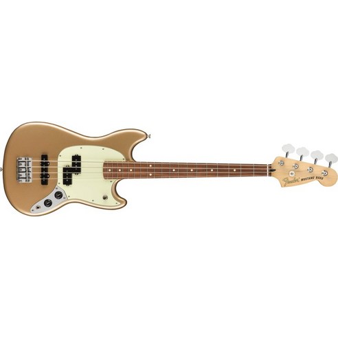 Fender 일렉트릭베이스 Player Mustang Bass PJ Pau Ferro Fingerboard Firemist Gold, 상세페이지 참조