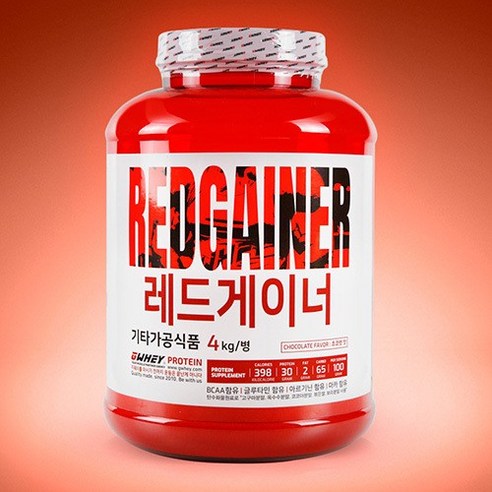 근육 성장을 위한 현명한 선택, 지웨이 레드벌크업 게이너 4kg 심층 분석 지웨이보충제4kg