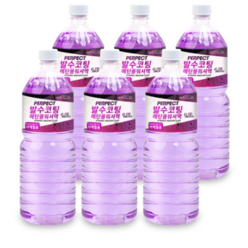 퍼펙트디테일링 발수코팅 에탄올 워셔액, 1.8L, 12개