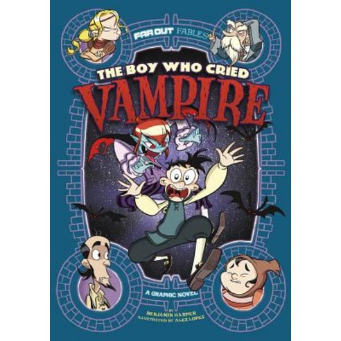 The Boy Who Cried Vampire: A Graphic Novel Paperback, Stone Arch Books