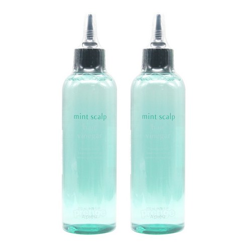 어퓨 민트 스칼프 헤어 식초 200ml+200ml -워터린스, 200ml, 2개