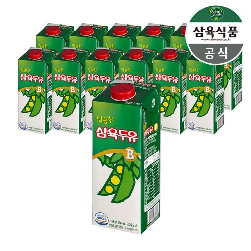 삼육 삼육두유 달콤한 B, 950ml, 12개