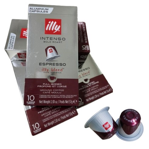 풍부한 맛, 부드러운 질감, 편리한 캡슐 포장의 네스프레소 호환 커피