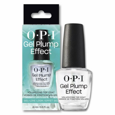 OPI 탑 코트 푹신한 젤 스타일 15mL (젤 플랜프 이펙트 탑 코트 NTT36) OPI トップコート ぷっくり ジェル風 15mL (ジェルプランプエフェクトトップコート NTT36)