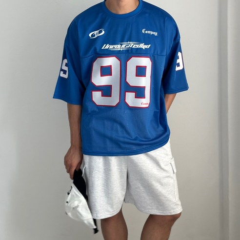 르위 블록코어 매쉬 져지 럭비 유니폼 반팔티