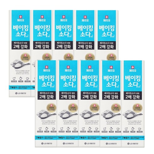 페리오 베이킹소다 담은 치약, 100g, 10개