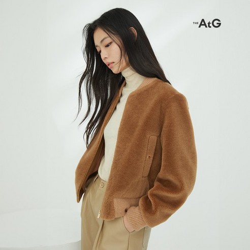 더엣지24 니트자켓 블렉 추천상품 [The AtG] 더엣지 2424PRE-WINTER 쉬어링 양모자켓: 겨울을 위한 따뜻하고 스타일리시한 선택