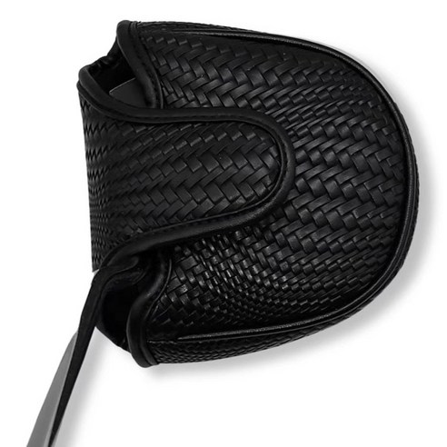 필드의 품격을 높이는 섬세한 터치, 고타야 격자블랙 퍼터 커버 말렛퍼터커버