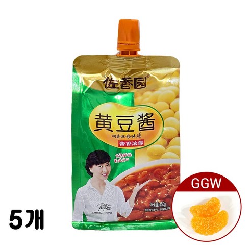 가가왕 중국식품 줘샹웬 황두장 중국 된장 볶음요리 쌈장, 5개, 450g