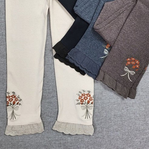 귀여운 꽃 자수