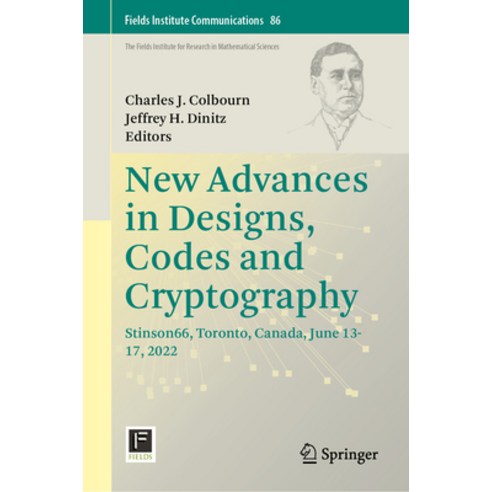 (영문도서) New Advances in Designs Codes and Cryptography: Stinson66 ...