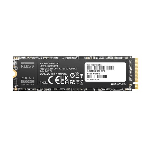 에센코어 KLEVV CRAS C730 2TB M.2 NVME 3D TLC 파인인포 ssd Best Top5