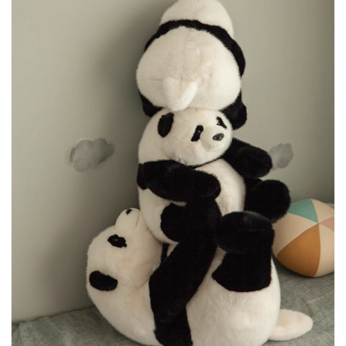 판다 팬더인형 에버랜드 푸바오 인형, 귀여운 푸바오 인형 40cm