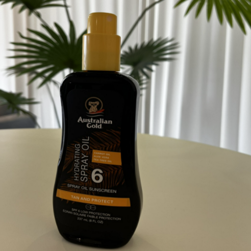 오스트레일리안골드 SPF6 스프레이 태닝오일 237ml AUSTRALIAN GOLD SPRAY OIL 테닝오일 태닝 태닝오일스프레이, 1개