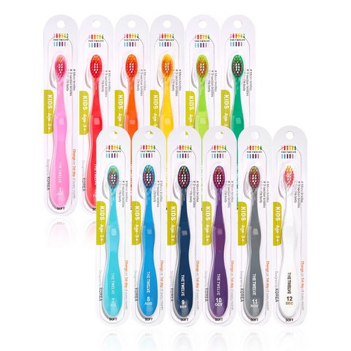 더트웰브 3단계 키즈칫솔로 우리 아이의 건강한 미소를 지켜주세요!