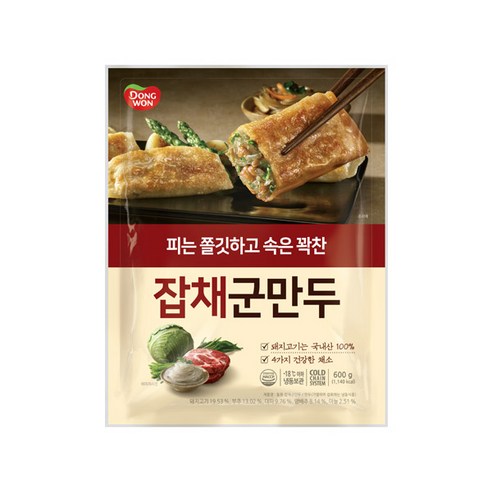 동원 개성 군만두잡채 600g x 2봉, 2개, 상세 설명 참조