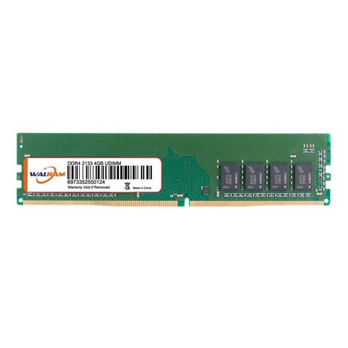 데스크탑 메모리에 적합 WALRAM 램 메모리 모듈 메모리 카드 4기가바이트 DDR4 2133Mhz Pc4-2133 288Pin, 하나, 초록