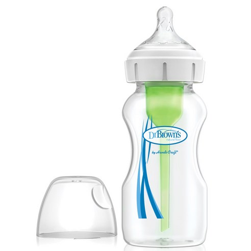 닥터브라운 와이드넥 젖병 PP 신생아 배앓이방지 출산준비물, 270ml, 1개