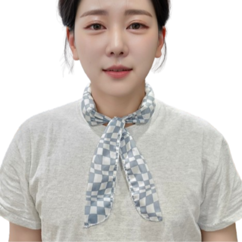 코코로니 아이스 쿨링 스카프, 스퀘어 블루, 1개